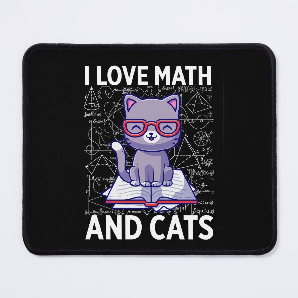 Item preview, I LOVE MATH AND CATS designed and sold by Walter-Jrr.