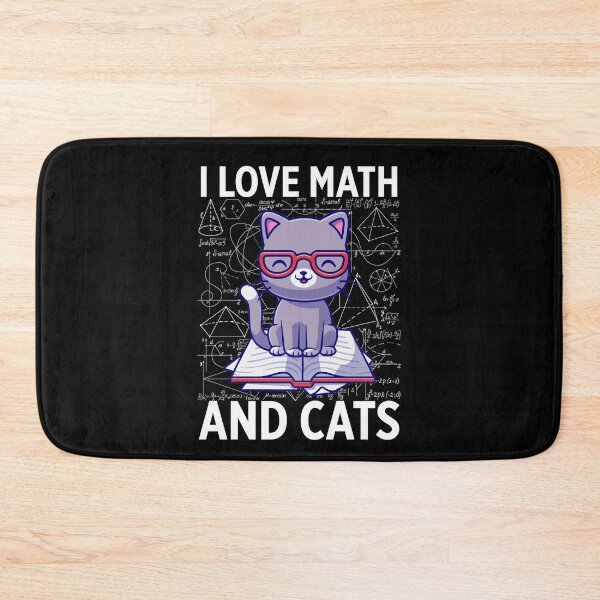 Item preview, I LOVE MATH AND CATS designed and sold by Walter-Jrr.