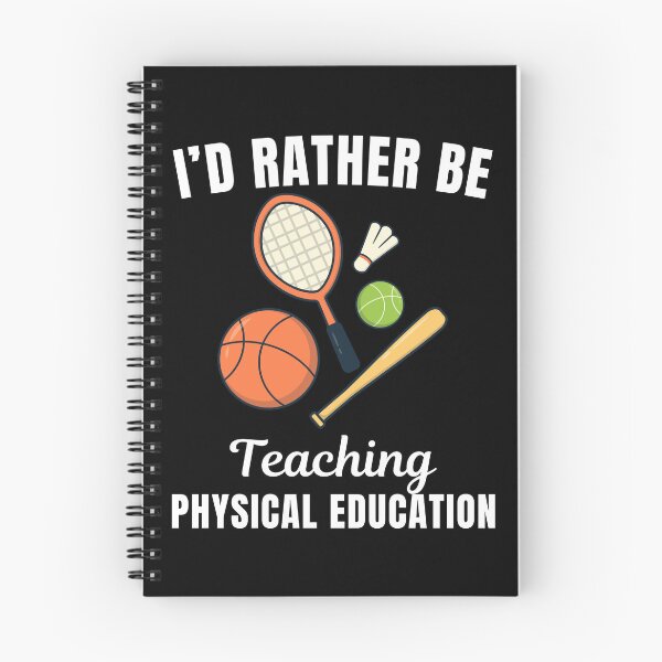 Item preview, I'd rather be teaching physical education, funny school PE teacher or professor job profession or occupation saying quote designed and sold by NBSStore.