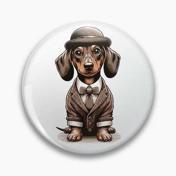 Item preview, Detective Dachshund in Old Fashioned designed and sold by Creative  Visions Art.