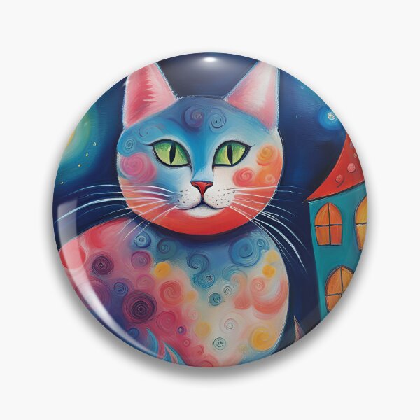 Item preview, The cat watches in the night designed and sold by mylittlewindow.