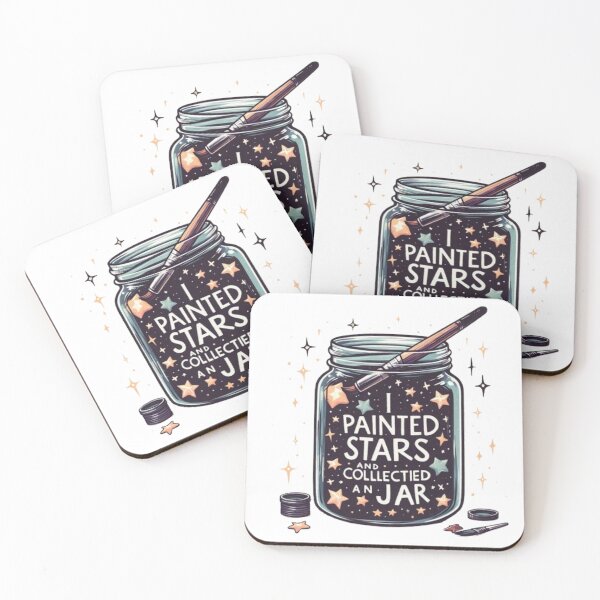 Item preview, I painted stars and collected them in an ACOTAR jar designed and sold by Cintia Sanz Alonso.