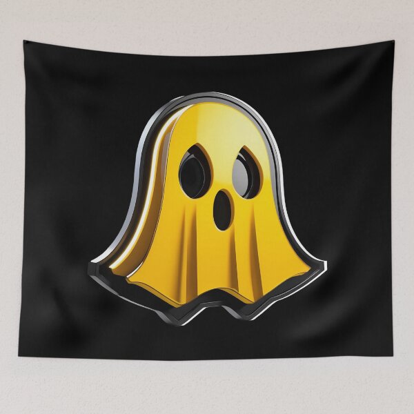 Item preview, Fun and Digital: The Smiling Yellow Ghost designed and sold by Artedig.