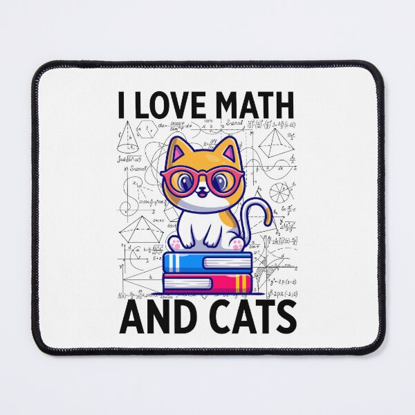Item preview, I Love Math And Cats designed and sold by Walter-Jrr.