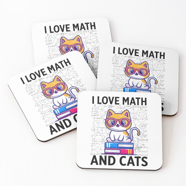 Item preview, I Love Math And Cats designed and sold by Walter-Jrr.