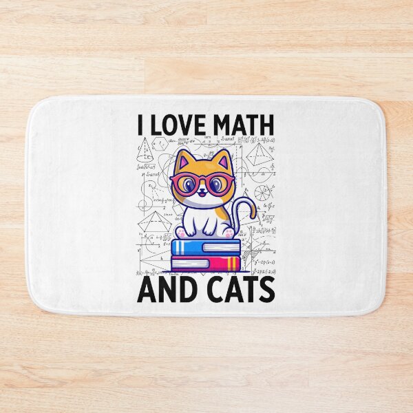 Item preview, I Love Math And Cats designed and sold by Walter-Jrr.