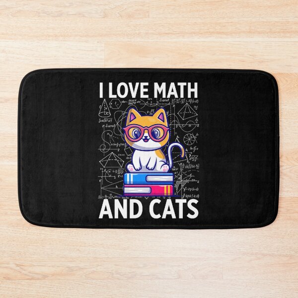 Item preview, I LOVE MATH AND CATS designed and sold by Walter-Jrr.