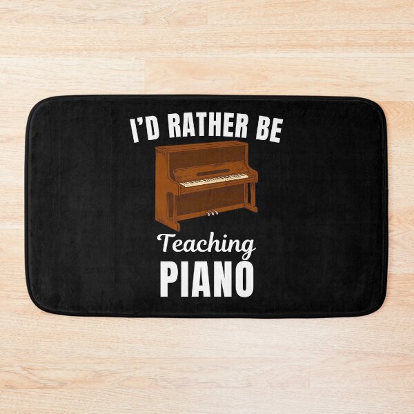 Item preview, I'd rather be piano oboe, funny pianist, piano instrument teachers instructors and musicians saying or quote designed and sold by NBSStore.