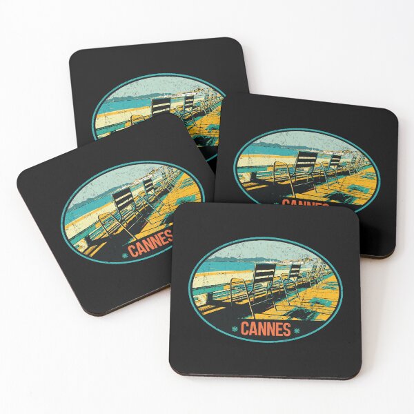 Item preview, La Croisette Avenue Chairs Illustration - Charming Views of Cannes designed and sold by Lemomo-artworks.