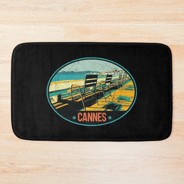 Item preview, La Croisette Avenue Chairs Illustration - Charming Views of Cannes designed and sold by Lemomo-artworks.