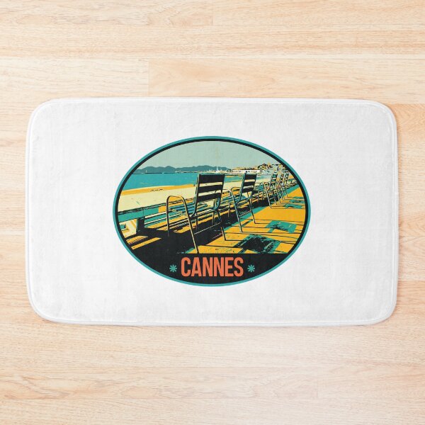 Item preview, La Croisette Avenue Chairs Illustration - Charming Views of Cannes designed and sold by Lemomo-artworks.