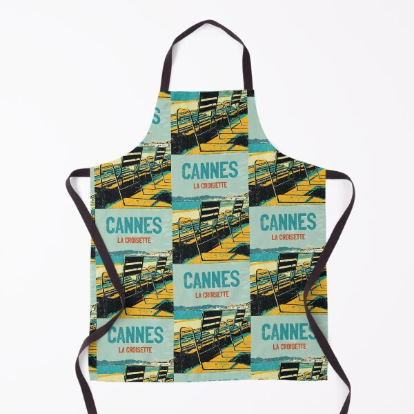 Item preview, La Croisette Avenue Chairs Illustration - Charming Views of Cannes designed and sold by Lemomo-artworks.
