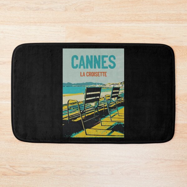 Item preview, La Croisette Avenue Chairs Illustration - Charming Views of Cannes designed and sold by Lemomo-artworks.