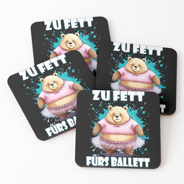 Item preview, Too fat for ballet bear designed and sold by Ultimate-Rabbit.