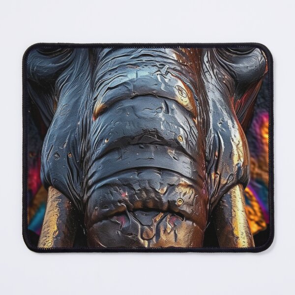Item preview, Stunning Wildlife Art Wild Animals Realism Painting Wet Elephants C119-02 designed and sold by MPCFICTION.