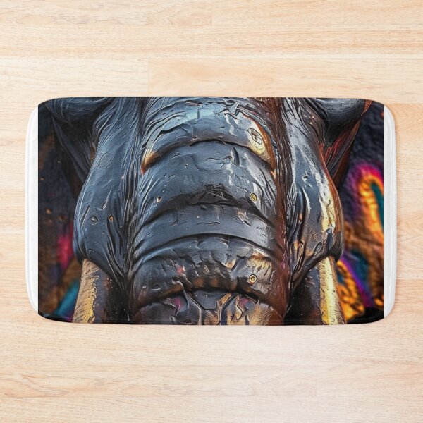 Item preview, Stunning Wildlife Art Wild Animals Realism Painting Wet Elephants C119-02 designed and sold by MPCFICTION.