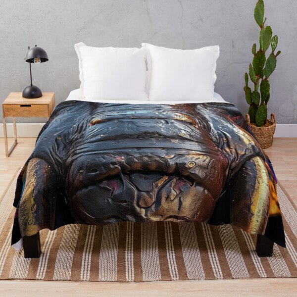 Item preview, Stunning Wildlife Art Wild Animals Realism Painting Wet Elephants C119-02 designed and sold by MPCFICTION.