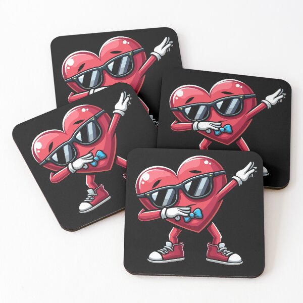 Item preview, Valentines Day Dabbing Heart designed and sold by DynastyArt.