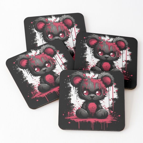 Item preview, Cute scary teddy bear designed and sold by drizzd.