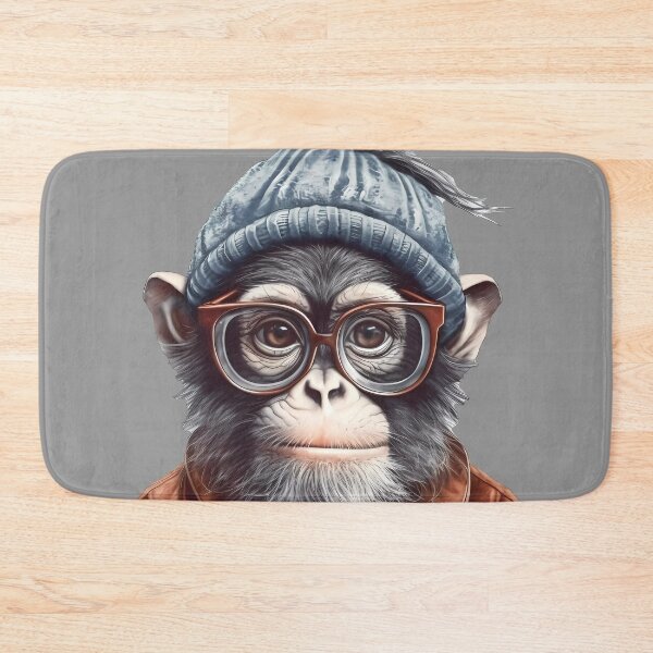 Item preview, Cool monkey with glasses designed and sold by SMILE88.