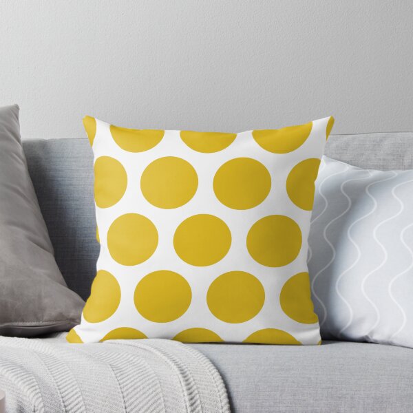 Item preview, Mustard Yellow Large Polka Dots designed and sold by Jared Davies.