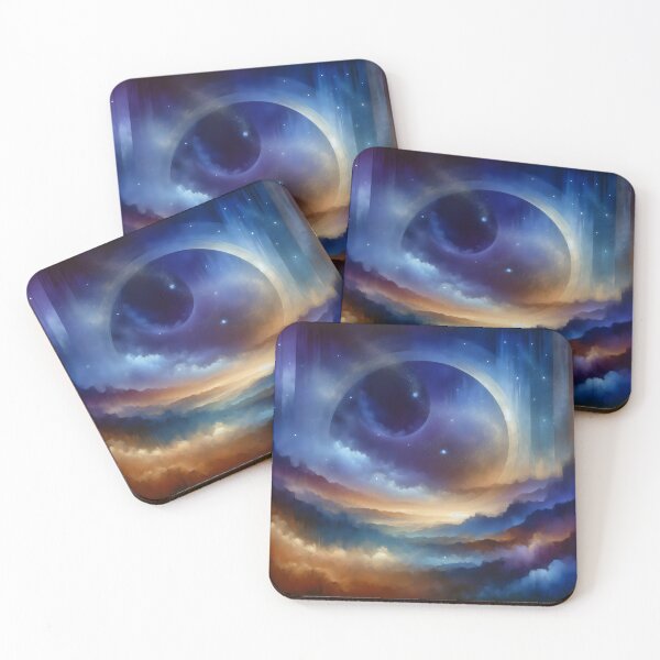 Item preview, Cosmic Arcturus Vision - Indigo Spiritual Celestial Art designed and sold by ElLocoMus.