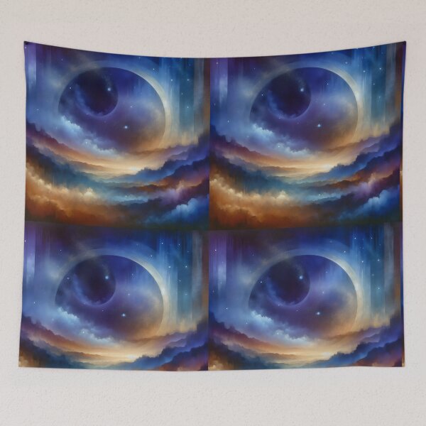 Item preview, Cosmic Arcturus Vision - Indigo Spiritual Celestial Art designed and sold by ElLocoMus.