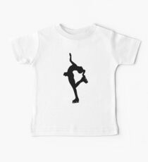 Figure Skating Silhouette Baby Tee