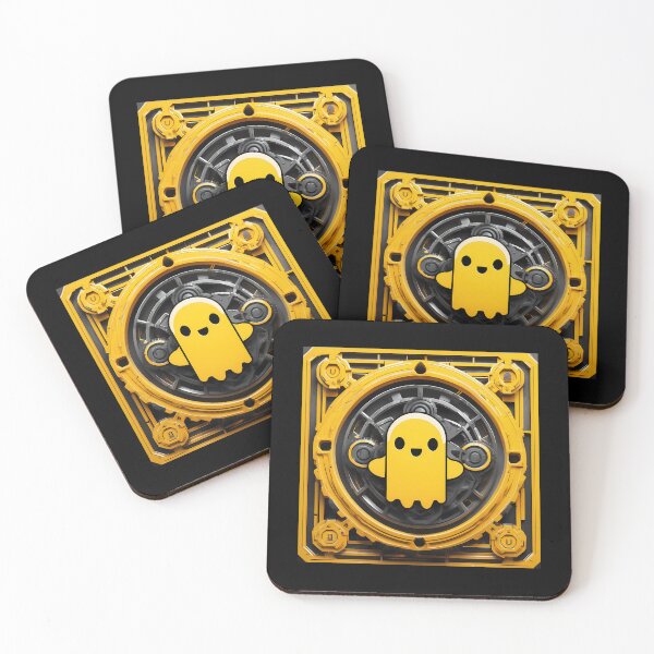 Item preview, Happiness in Real Time: Digital Yellow Ghost designed and sold by Artedig.