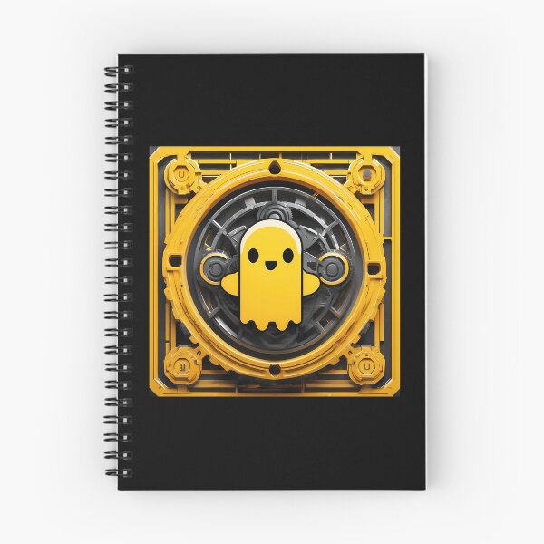 Item preview, Happiness in Real Time: Digital Yellow Ghost designed and sold by Artedig.