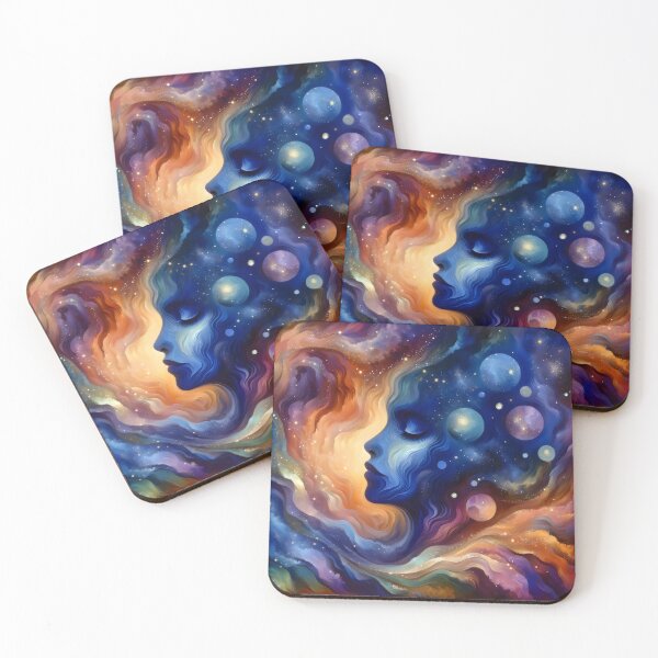 Item preview, Cosmic Starseed Essence - Indigo Spiritual Artwork designed and sold by ElLocoMus.