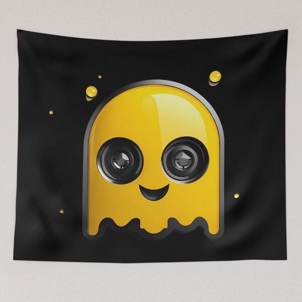 Item preview, Fun Quantum Reality: Yellow Ghost Art designed and sold by Artedig.
