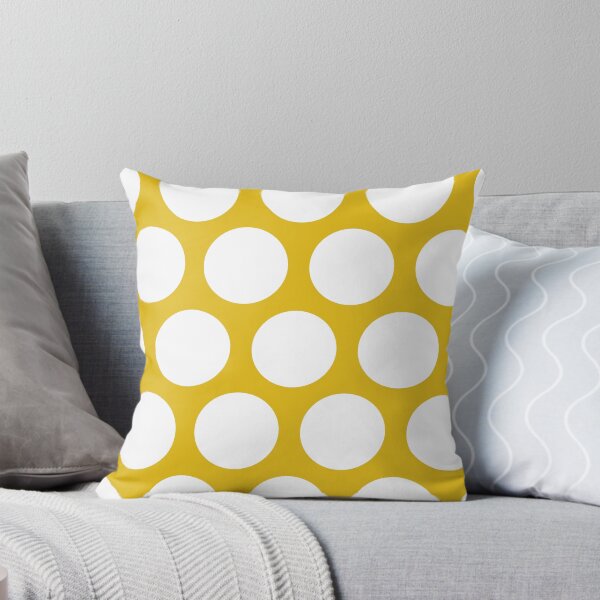 Item preview, Mustard Yellow Large Polka Dots designed and sold by Jared Davies.