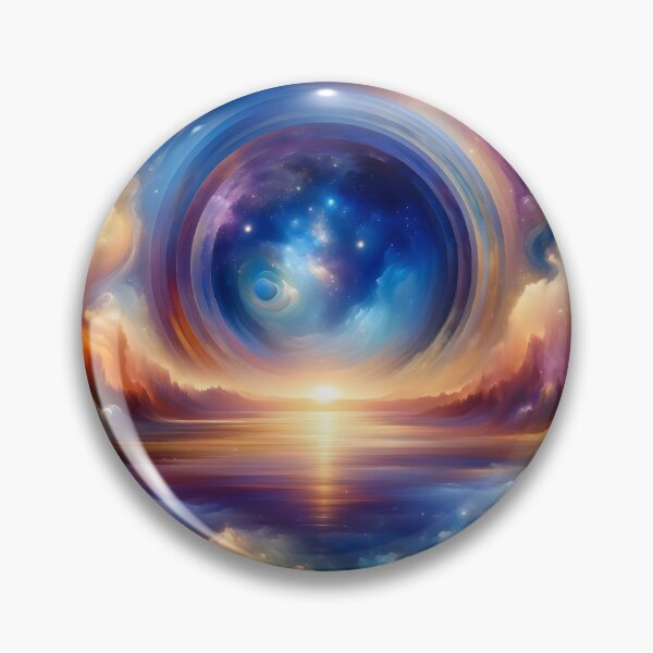 Item preview, Universal Love Frequency - Indigo Oneness Spiritual Art designed and sold by ElLocoMus.