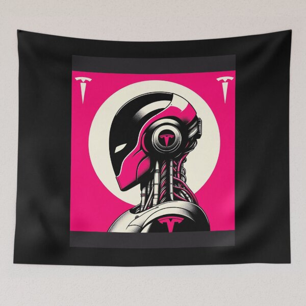 Item preview, Tesla bot designed and sold by TEEJAMBOREE.