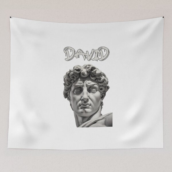Item preview, Michelangelo's David Statue Head Figure -  Classical Portrait David Ancient Statue 02 designed and sold by MadeByRobots.