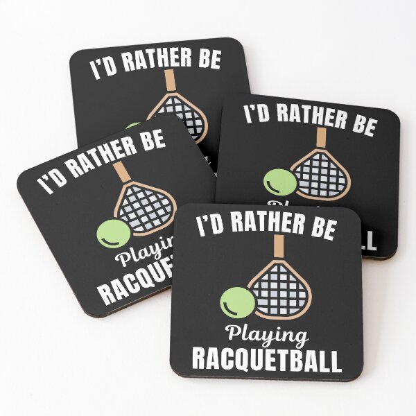 Item preview, I'd rather be playing racquetball, funny racquet ball player lover or fan saying quote designed and sold by NBSStore.