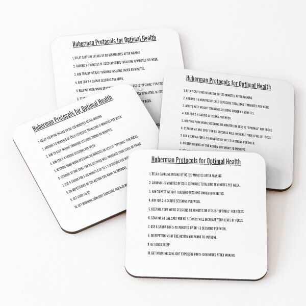 Item preview, Top 10 Huberman Protocols List for Optimal Health designed and sold by RareLoot19.