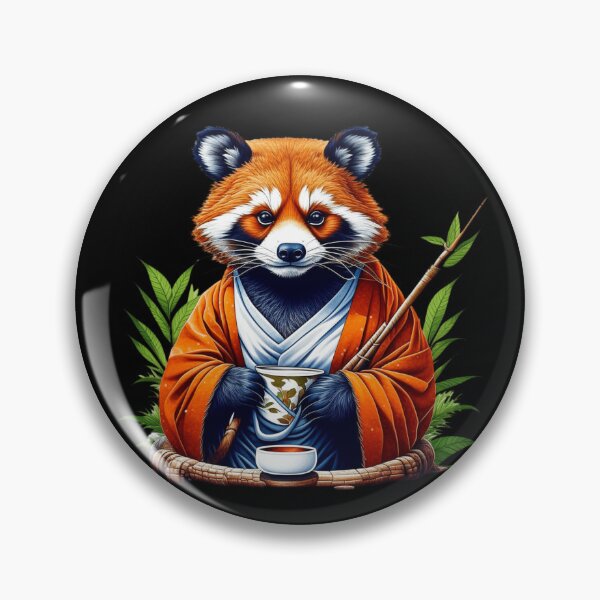 Item preview, Panda rojo designed and sold by DadDrivenDesign.