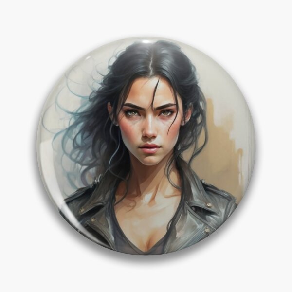 Item preview, Beautiful Black Haired Girl designed and sold by ArtCraftLab.