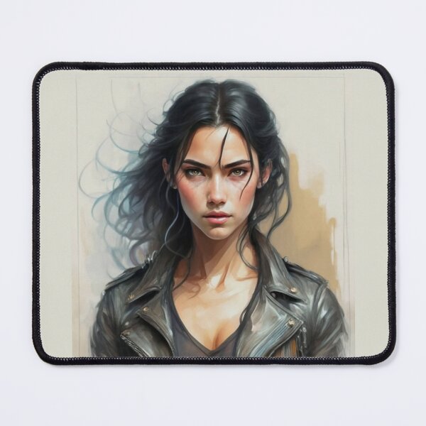 Item preview, Beautiful Black Haired Girl designed and sold by ArtCraftLab.