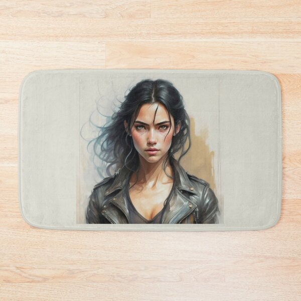 Item preview, Beautiful Black Haired Girl designed and sold by ArtCraftLab.