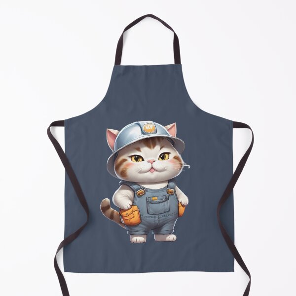 Item preview, Chubby Carpenter Kitty Cat designed and sold by Keffy.
