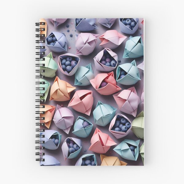 Item preview, Origami Blueberries Pattern designed and sold by ShaViArt.