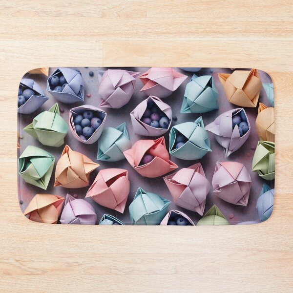 Item preview, Origami Blueberries Pattern designed and sold by ShaViArt.