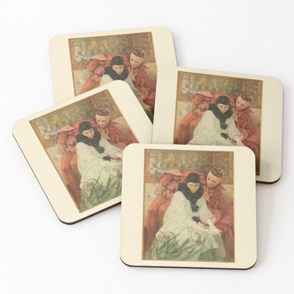 Item preview, Hearts Art Nouveau Magazine cover, by Alphonse Mucha. HIGH DEFINITION designed and sold by MINDTHECHERRY.
