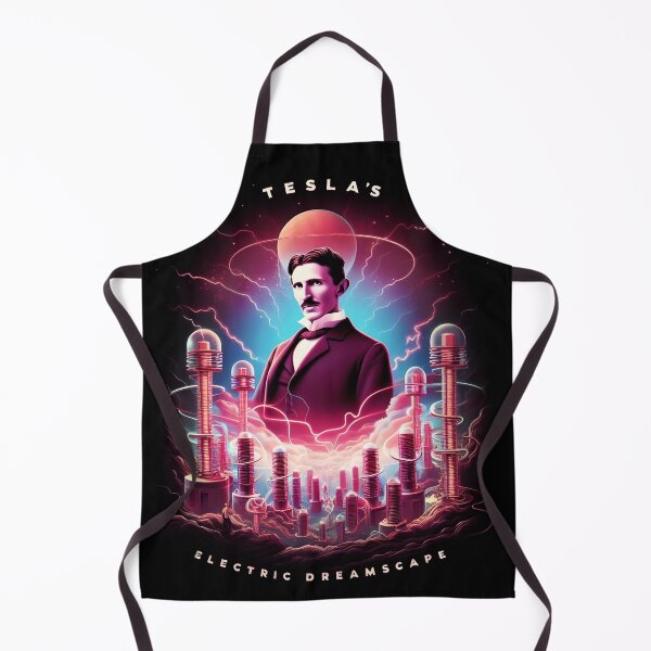 Item preview, nikola tesla's electric dreamscape designed and sold by Galactic-Paints.