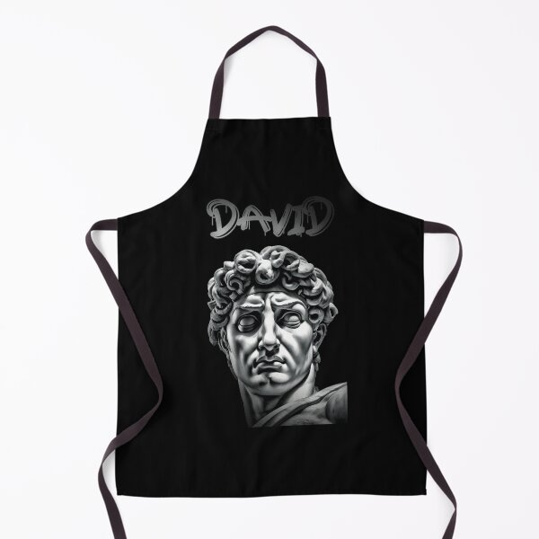 Item preview, Grunge Michelangelo's David Statue Head - Distressed Classical Portrait David Ancient Statue 03 designed and sold by MadeByRobots.