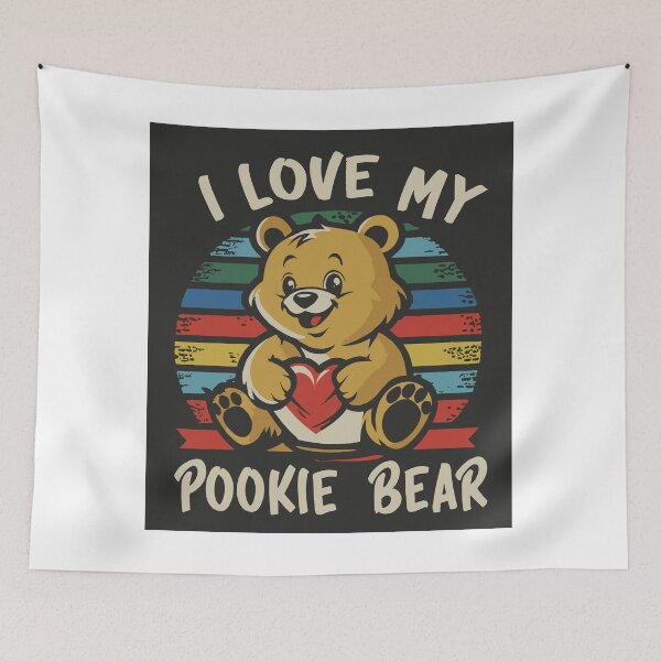 Item preview, I Love My Pookie Bear Valentine's Day  designed and sold by DashBliss.