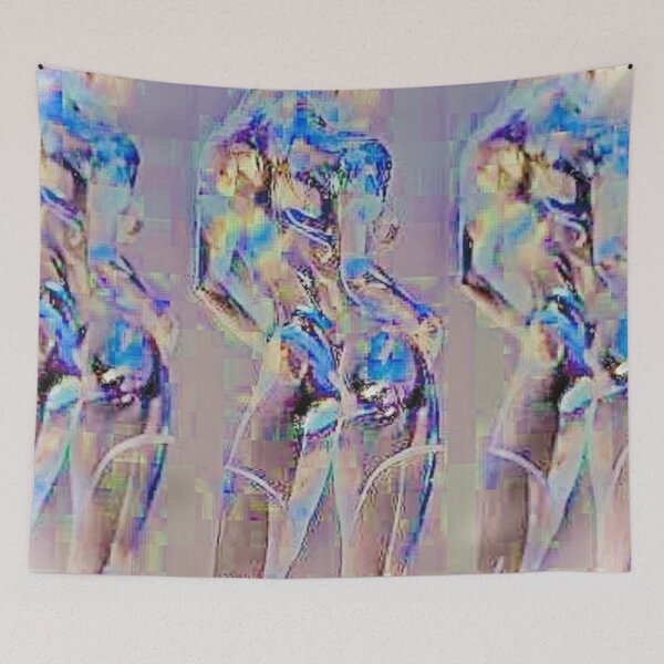 Item preview, Cute Cyber Girl Illustration designed and sold by SoulArtSara.